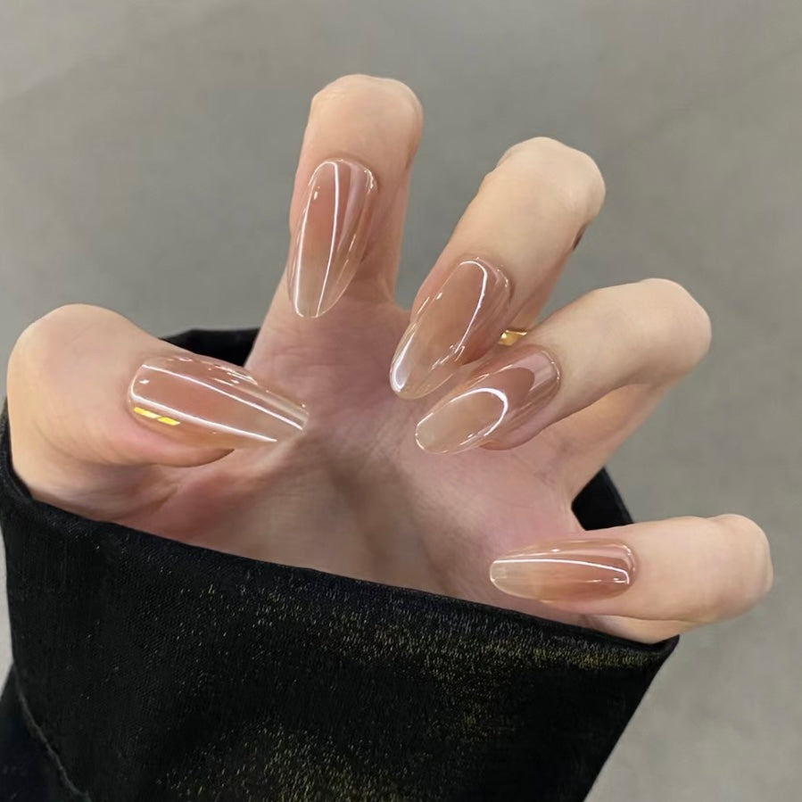 Blush Manicure | press on nail reusable